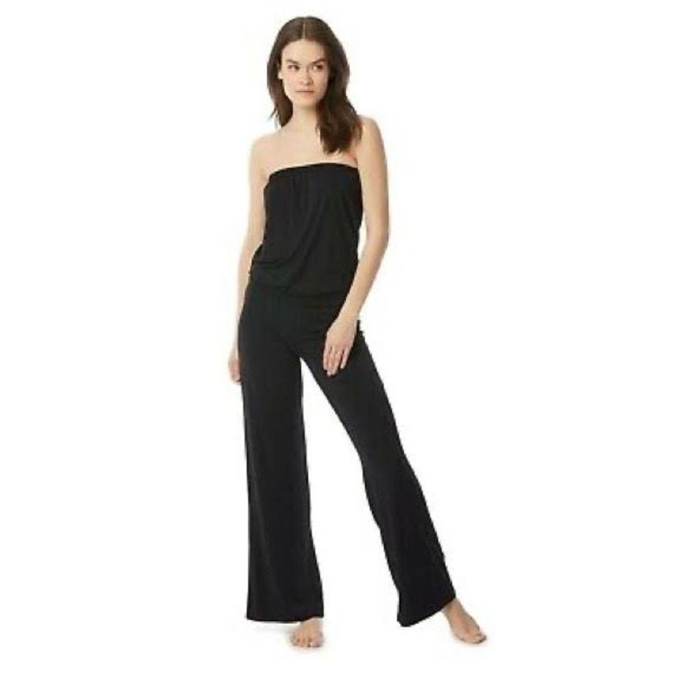 Carmen Marc Valvo Jumpsuit. C23893. Green.